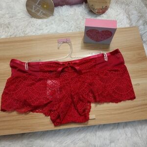 Fucshia Lace Boyshort Panties Women's Size Large 🆕